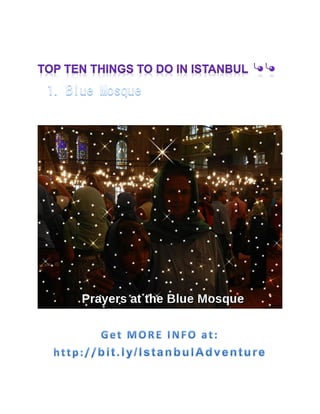 Top ten things to do in Istanbul, Turkey╰◕╰◕