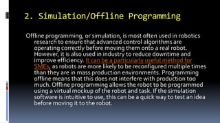 Top three robot programming methods (teaching) | PPT