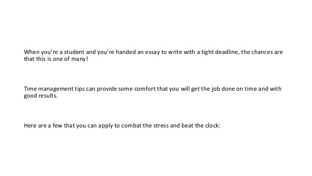 essay on time com a