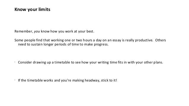 time management essay