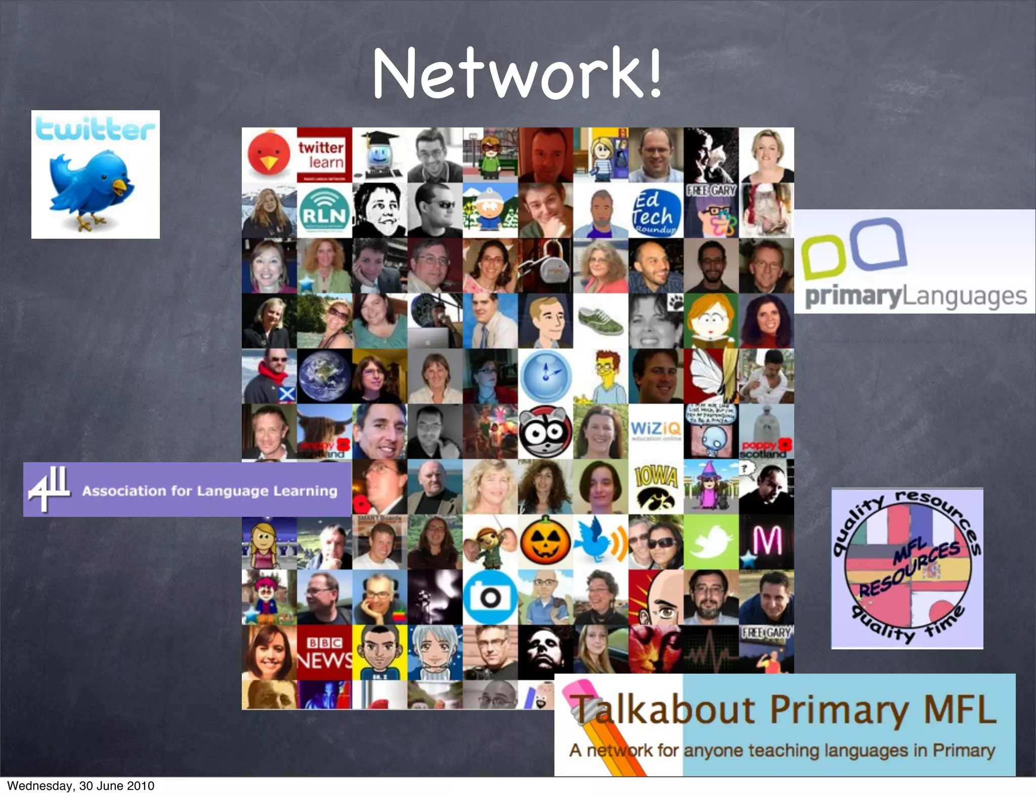 Network!




Wednesday, 30 June 2010
 