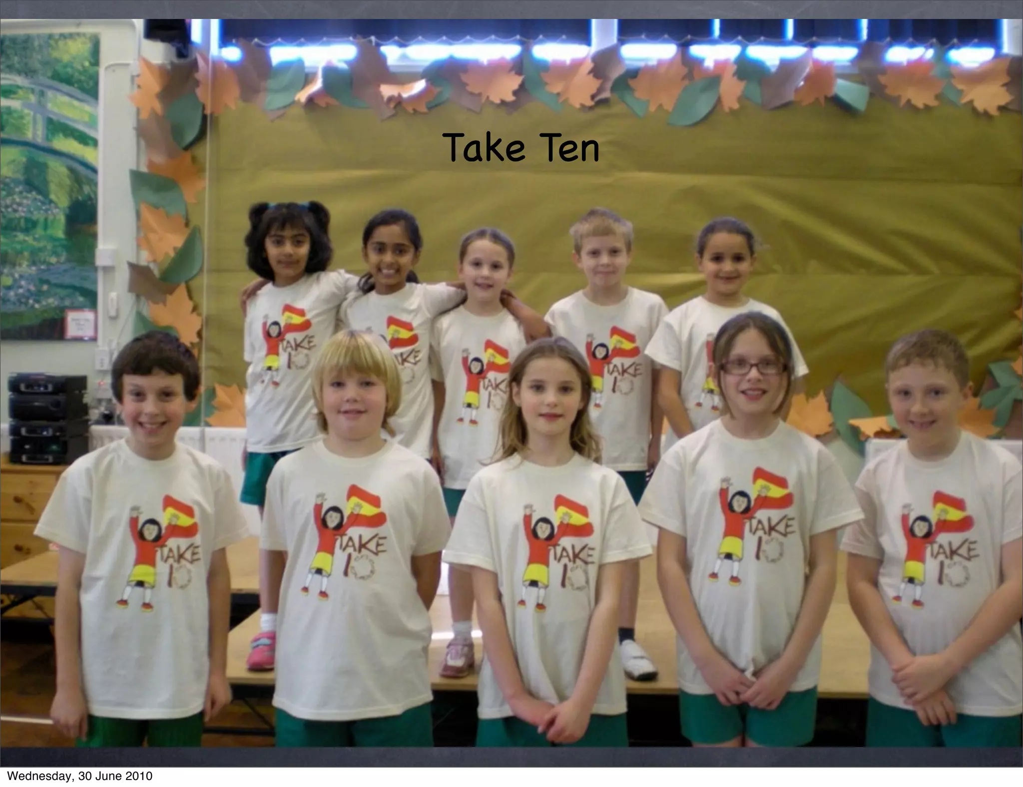 Take Ten




Wednesday, 30 June 2010
 