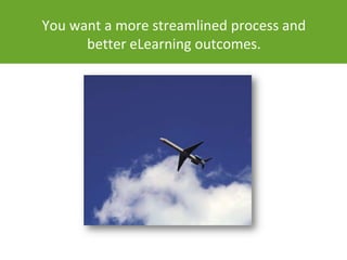 You want a more streamlined process and
      better eLearning outcomes.
 
