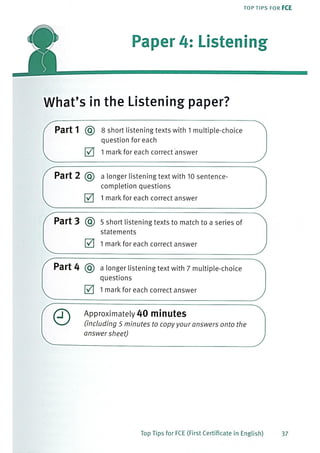 Top tips for fce