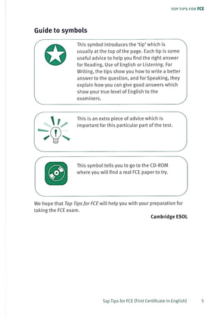 Top tips for fce
