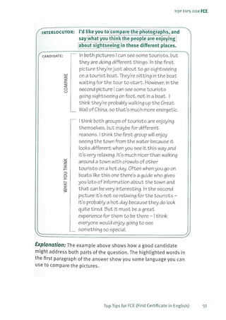 Top tips for fce