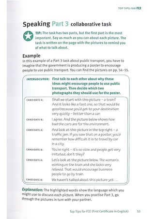 Top tips for fce