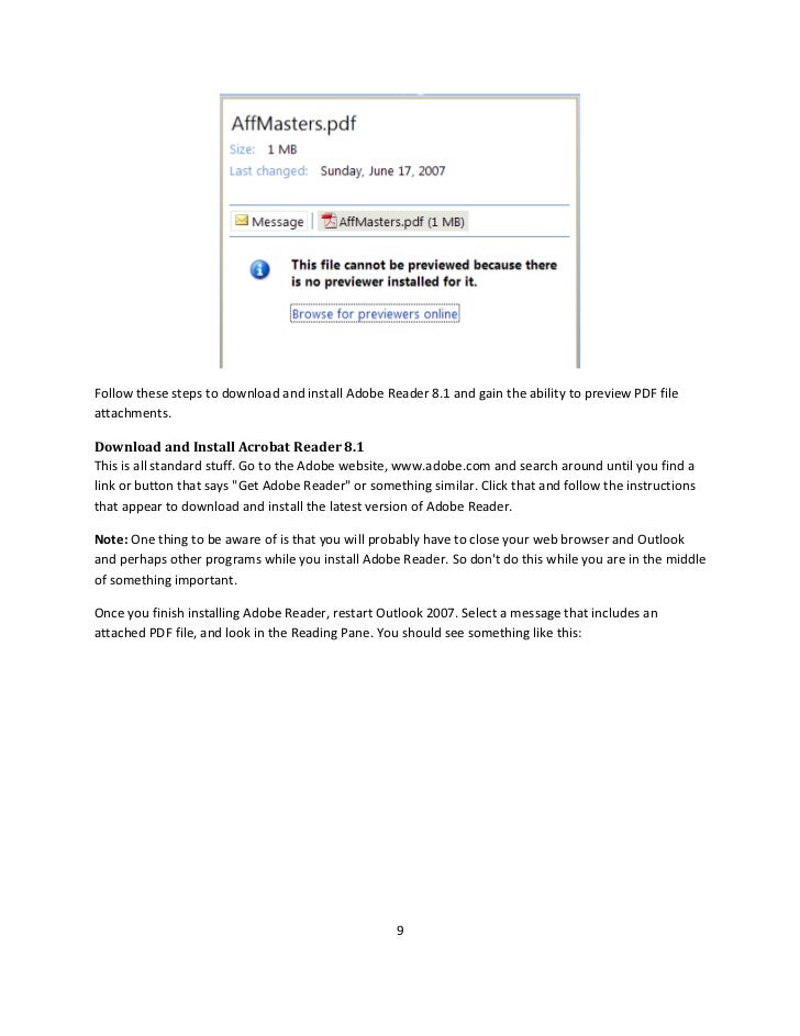 Pdf Preview Handler For Outlook 2007 Pdf Preview Handler For Outlook 2007