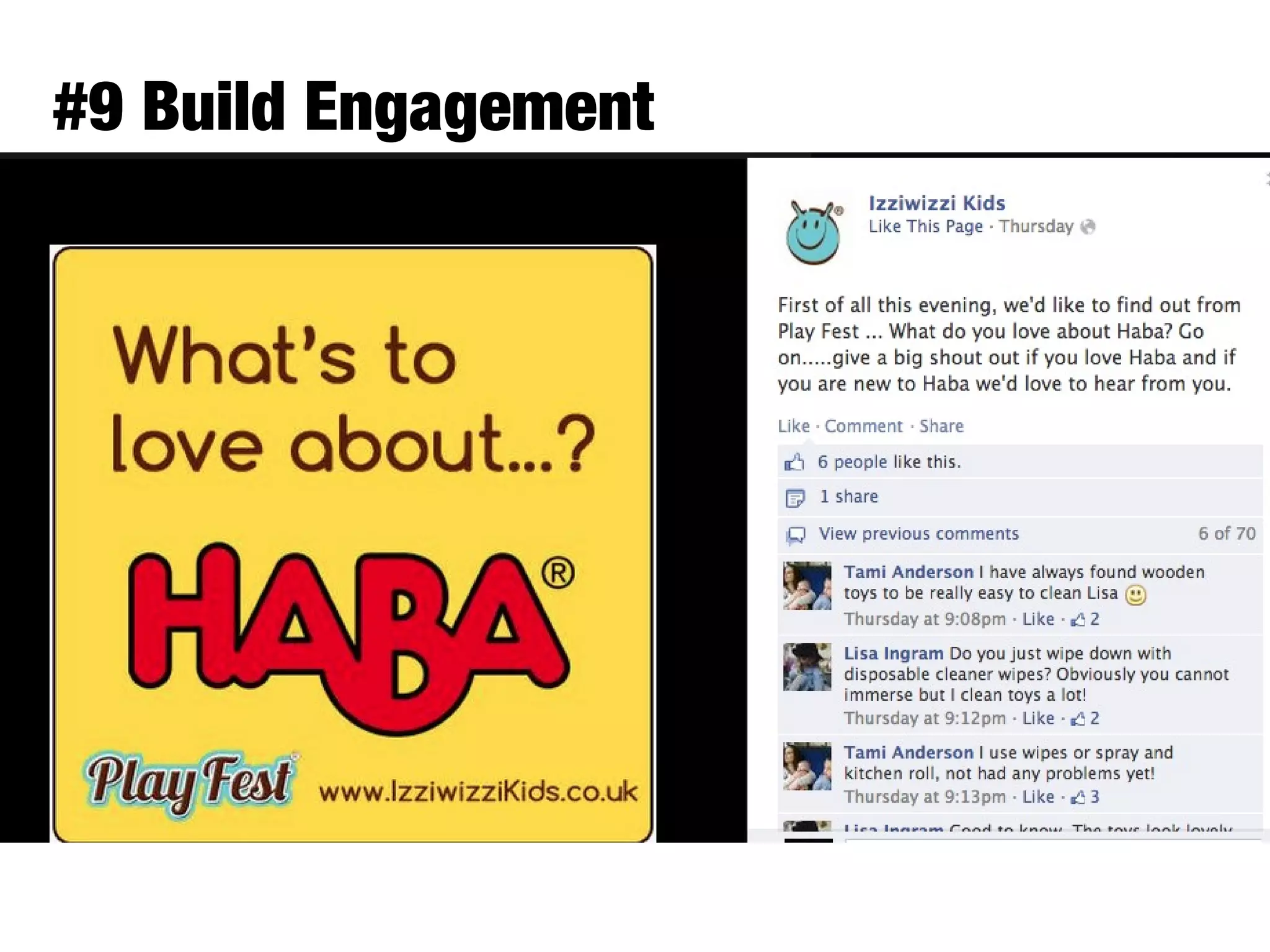 #9 Build Engagement
 