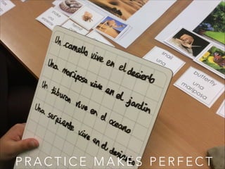 P R A C T I C E M A K E S P E R F E C T