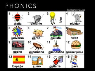 P H O N I C S by Rachel Hawkes