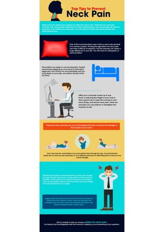 Top Tips To Prevent Neck Pain | PDF