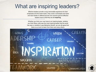 Top traits of inspirational leaders PPT