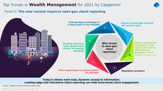 7© Capgemini 2020. All rights reserved |Wealth Management Trends 2021 | November 2020
Trend 5: The new normal requires nex...