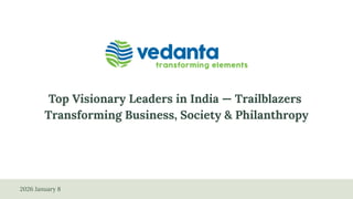 Top Visionary Leaders Shaping India’s Future | PDF