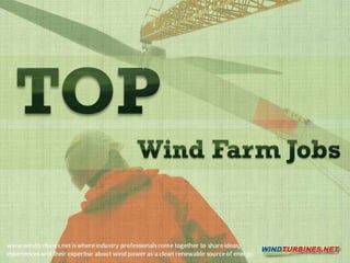 Top Wind Farm Jobs