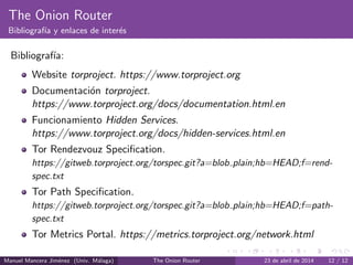 Tor Slide Tor. The Onion Router | PDF