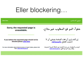 Eller blockering…
 