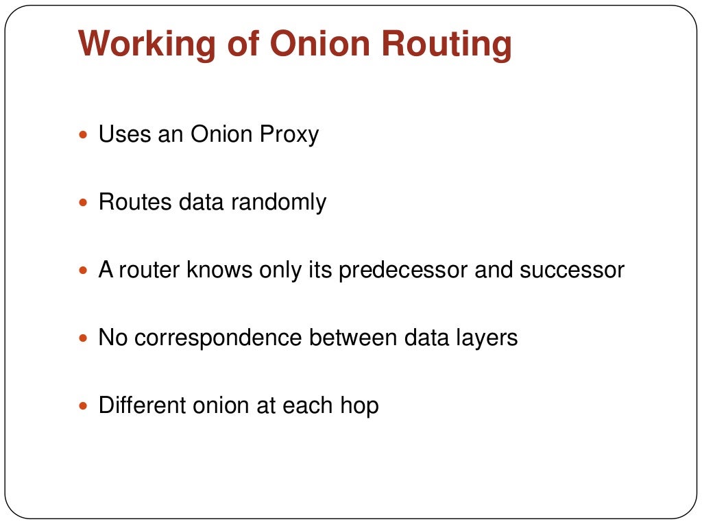 tor the onion router