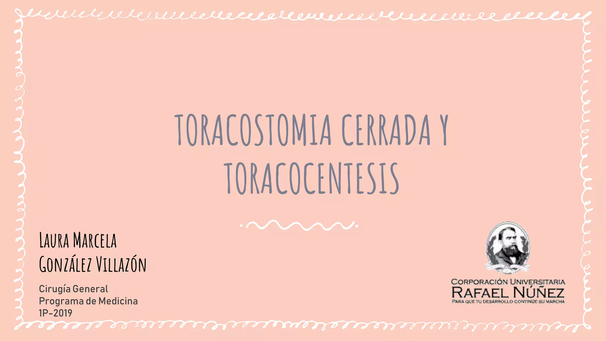 Toracostomia cerrada y toracocentesis PPT