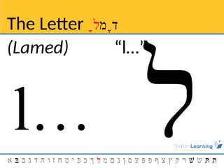 Shalam learning Hebrew Torah-Aura-Lamed.pptx