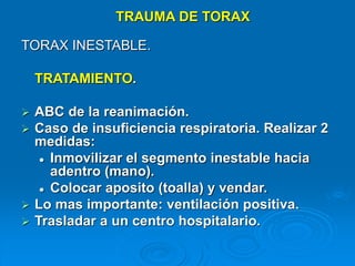 TORAX - TRAUMA DE.ppt