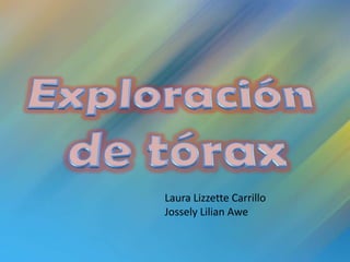Laura Lizzette Carrillo
Jossely Lilian Awe
 