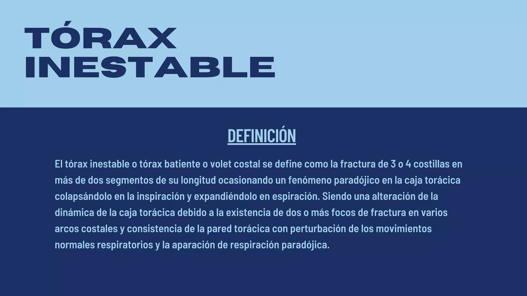 Tórax Inestable | PDF
