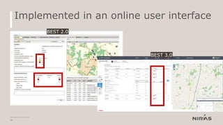 Implemented in an online user interface
16
BEST 3.0
BEST 2.0
 