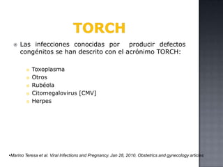 Infecciones durante el embarazo | PPTX