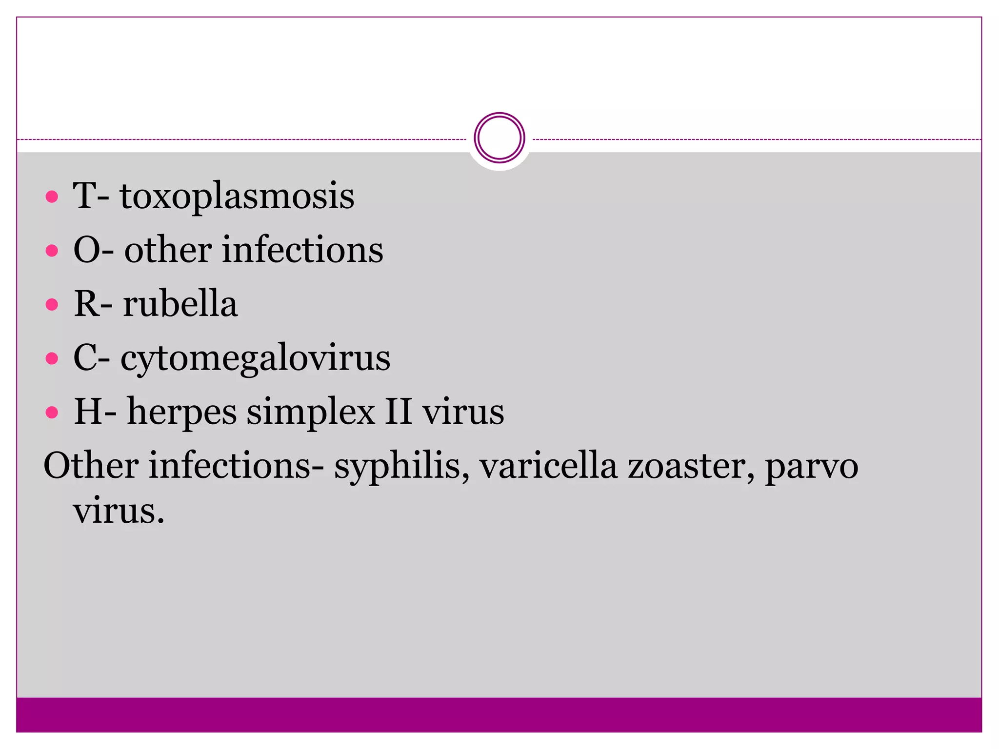 Torch infection in pregnancy