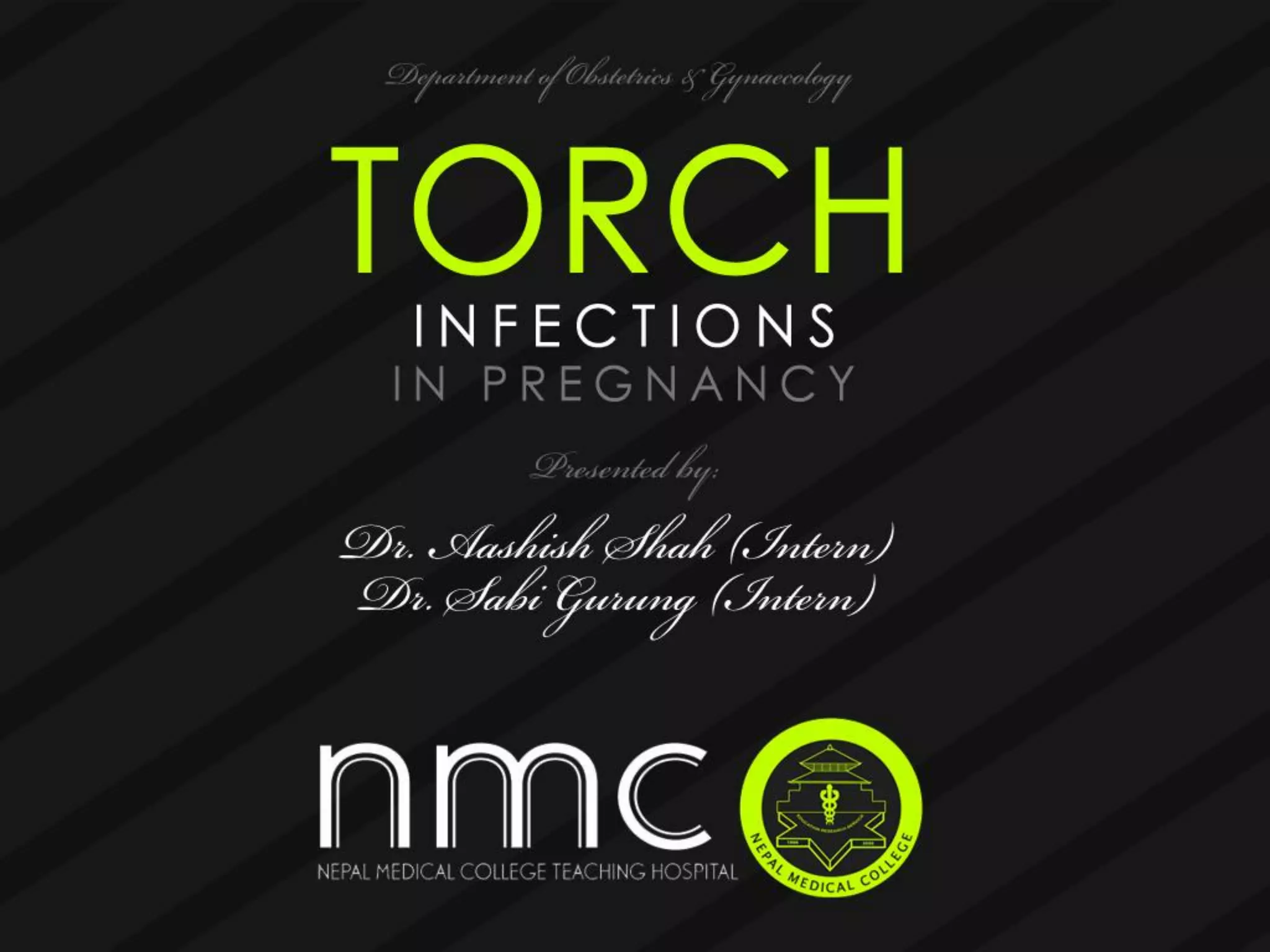 Torch infections in pregnancy presentation PPT