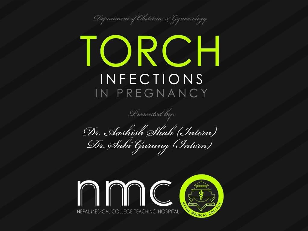 Torch infections in pregnancy presentation