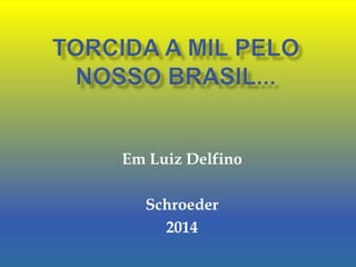 Em Luiz Delfino
Schroeder
2014
 