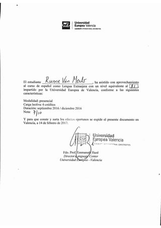 Transcript Of Records Erasmus Program Valencia Pdf