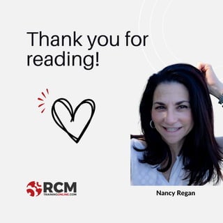 Thank you for
reading!
Nancy Regan
 