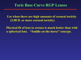 Toroidal Rgp Fitting Pattern Toric rgp fit | PPT