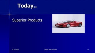 Today..
Superior Products
14 July 2020 Optom. Ankit Varshney 16
 