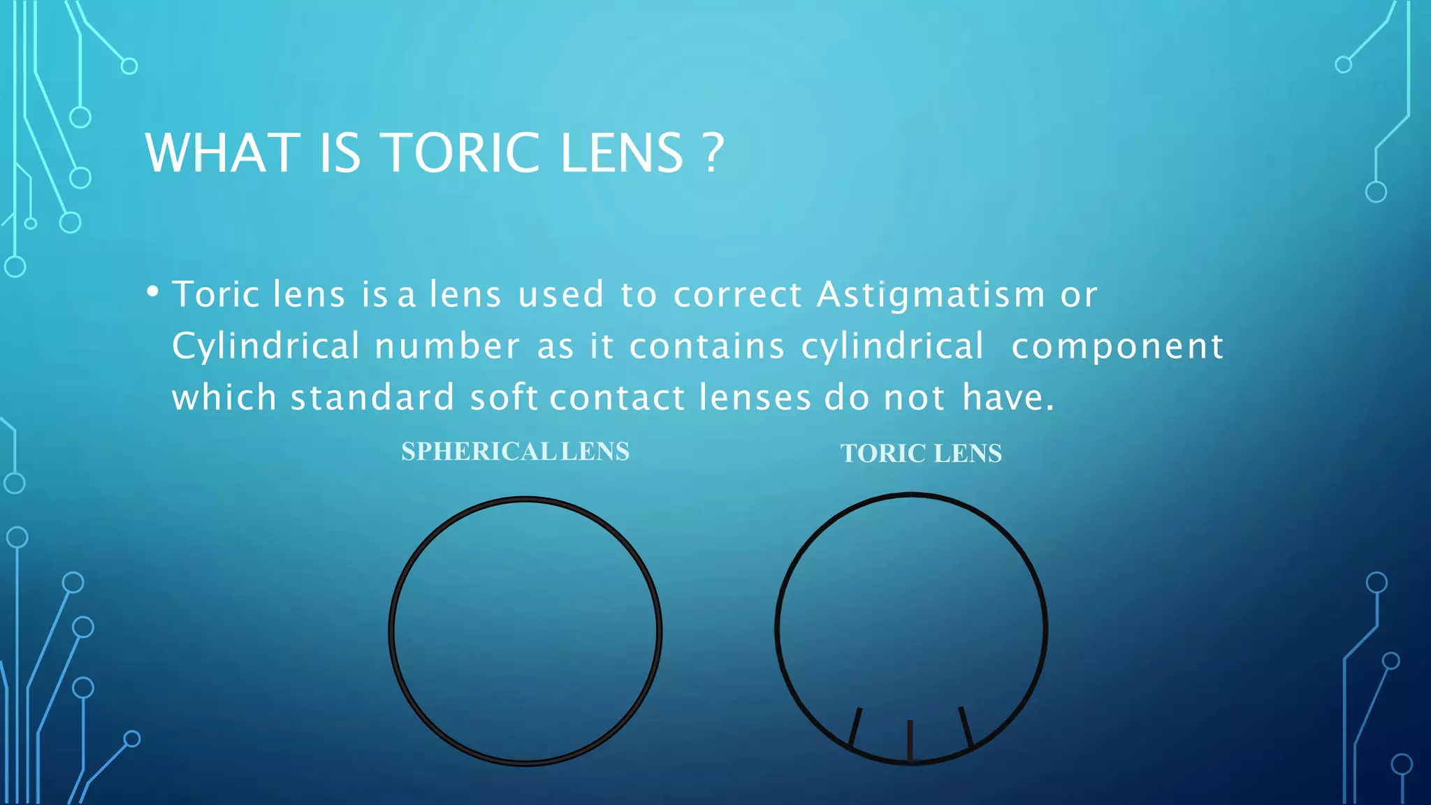 Soft Toric Contact lens