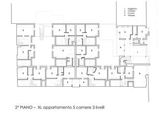 2° PIANO – XL appartamento 5 camere 3 livelli
 