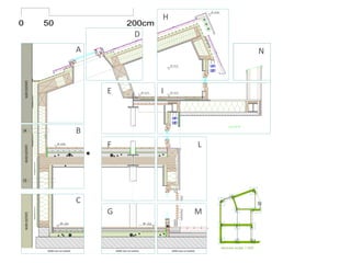 GARAGE (vano non riscaldato) GARAGE (vano non riscaldato)GARAGE (vano non riscaldato)
A
B
C
D
E
F
G
H
L
M
N
I
A
B
C
D
E
F
G
H
I
L
M
N
sezione scala 1:200
03
04
57x35
ventilazione
MUROESISTENTEMUROESISTENTEMUROESISTENTE
intercapedinecirca2cmintercapedinecirca2cm
intercapedinecirca10cmintercapedinecirca10cm
PF ± 0.0 PF ± 0.0
PF +3.05
PF +5.77PF +5.77
PF +5.77
PF +9.39
57x35
 
