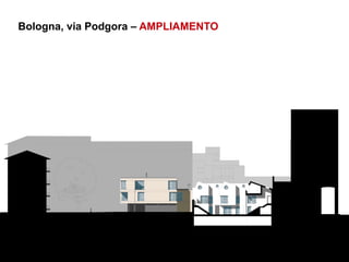 Bologna, via Podgora – AMPLIAMENTO
 