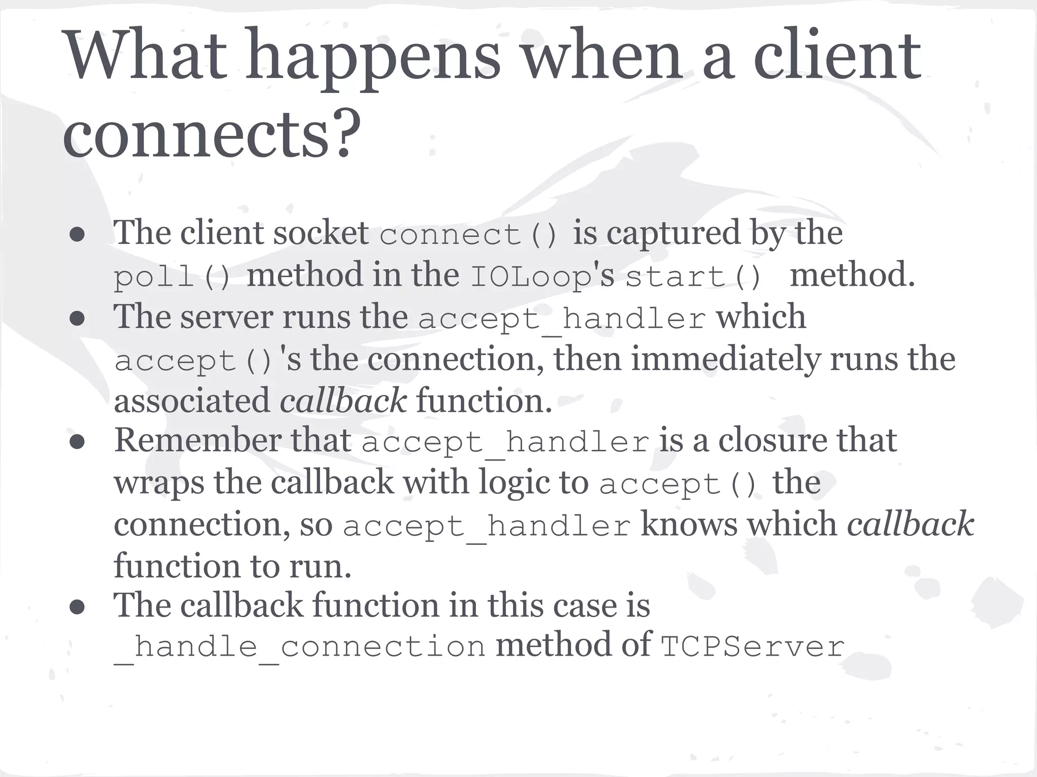 Tornado The request-response loop 