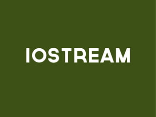 iostream
 