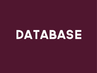database
 