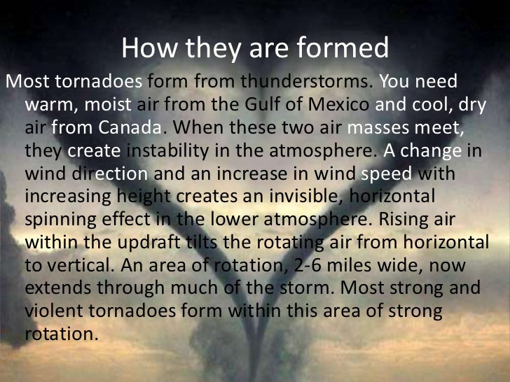 Tornadoes Hurricanes