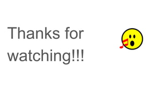 Thanks for
watching!!!