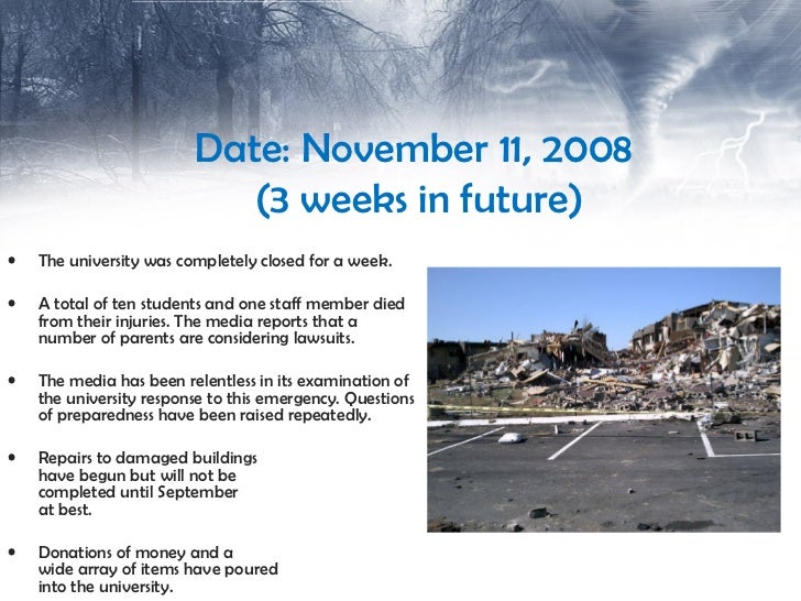 Tornado Table Top Exercise Hits Campus