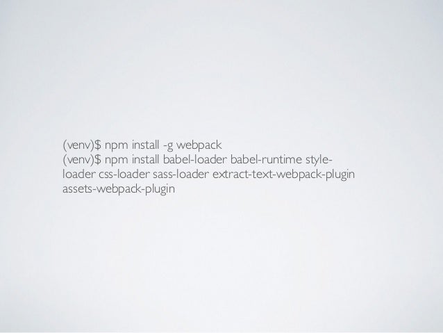 tornadoweb template integrating tornado and webpack tornadoweb template integrating tornado and webpack
