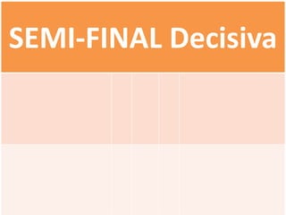 SEMI-FINAL Decisiva
 